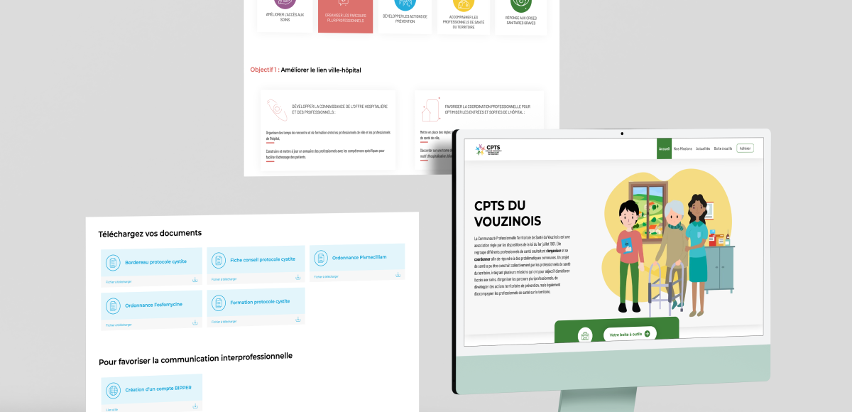 Site internet CPTS du Vouzinois